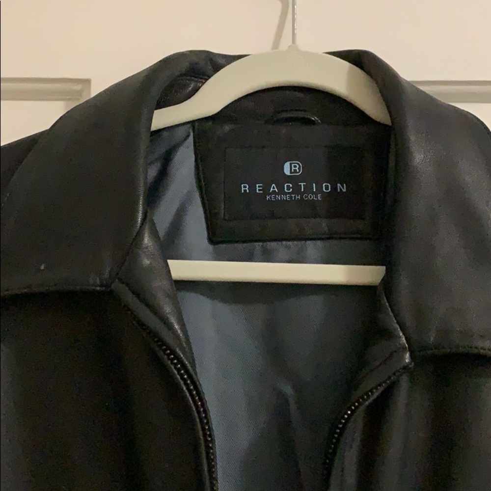 Men’s leather jacket - Picture 2 of 2
